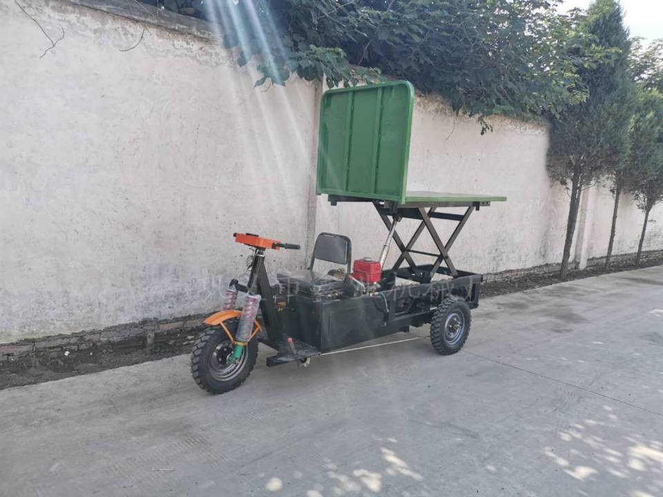 升降電動平板車<div   id=